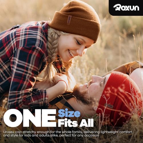 ROXUN Beanie for Men/Women Winter Hat Soft Warm Unisex Skull Stocking Cap - color: Grass Green