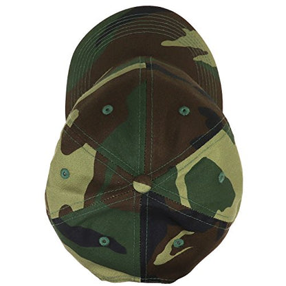 Falari Classic Baseball Cap Dad Hat 100% Cotton Soft Adjustable Size - color: Camouflage - Woodland