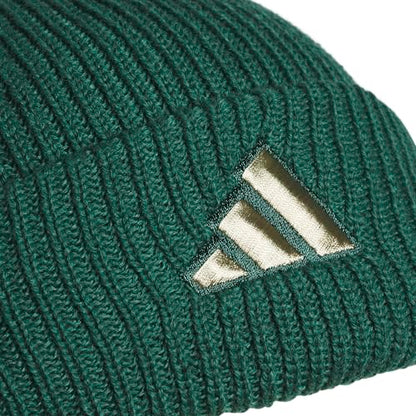 adidas Men's Team Issue Beanie - color: Collegiate Green/Halo Green