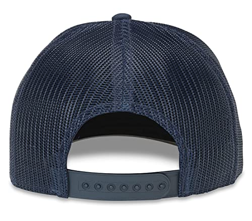 AMERICAN NEEDLE Valin Officially Licensed NHL Hockey Team Adjustable Snapback Baseball Trucker Hat, Valin Collection - color: Seattle Kraken (Navy)