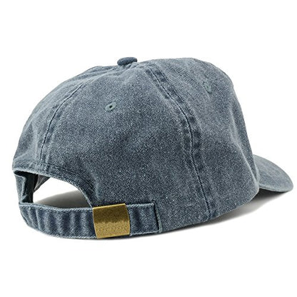 Trendy Apparel Shop Dachshund Embroidered Dog Theme Low Profile Dad Hat Cotton Cap - color: Navy