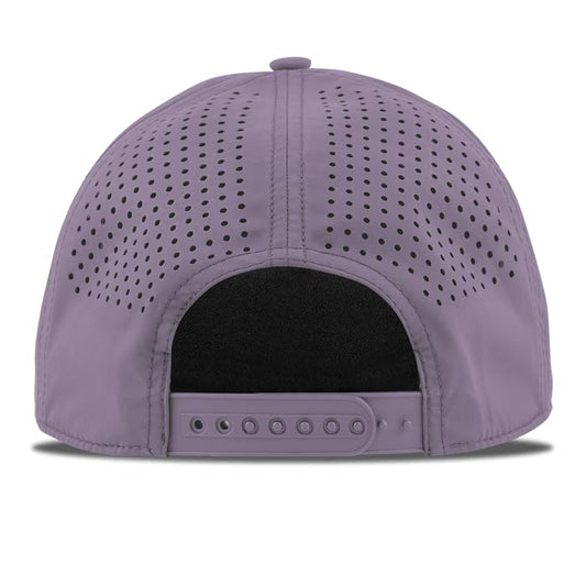 Branded Bills Bare Curved 5 Panel Rope Hat for Men - color: Purple