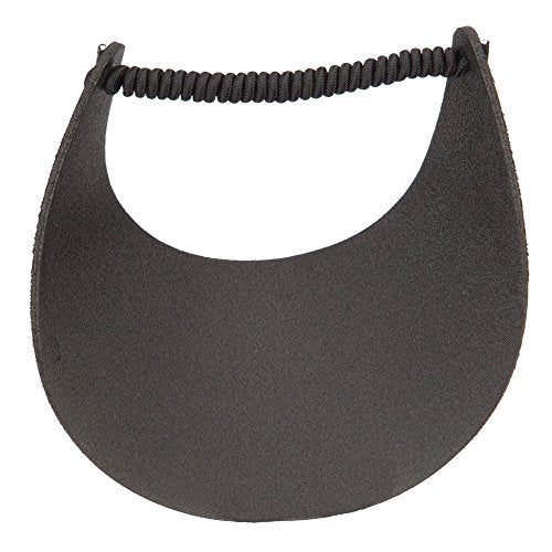e4Hats.com Fabric Foam Visor - color: Black