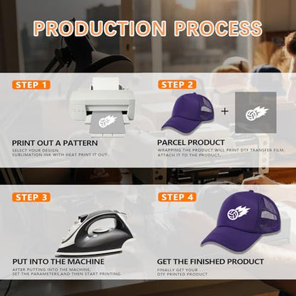 OKBA 5 Pack Sublimation Blank Baseball Cap Adjustable Hat Polyester Mesh Trucker Hats for Men and Women - color: 5pcs*purple Hat