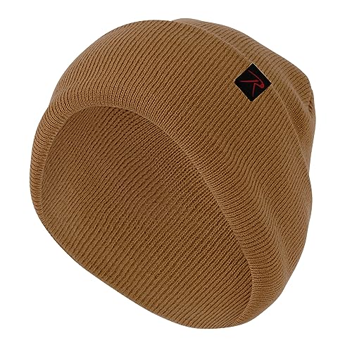 Rothco Deluxe Fine Knit Watch Cap - color: Work Brown