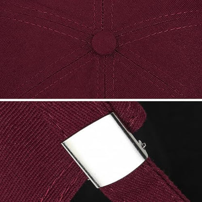 Outdoor Brimless Hat for Men Women, Adjustable Rolled Cuff Skull Cap - color: 2#burgundy