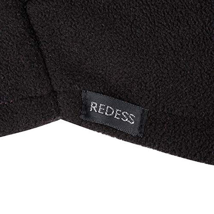 REDESS Winter Windproof Hat, Unisex Children Heavyweight Balaclava, Ski Mask with Thick Warm Fleece Face Cover - color: Black