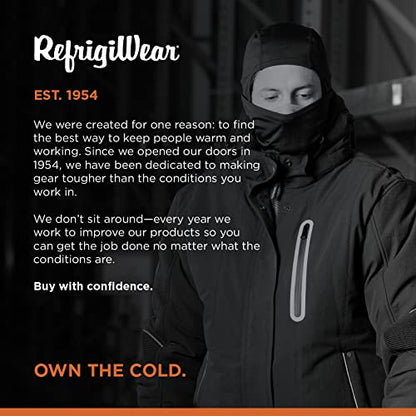 RefrigiWear 4 in 1 Convertible Balaclava – Stretch Winter Face Cover Neck Gaiter Cold Weather Headwear