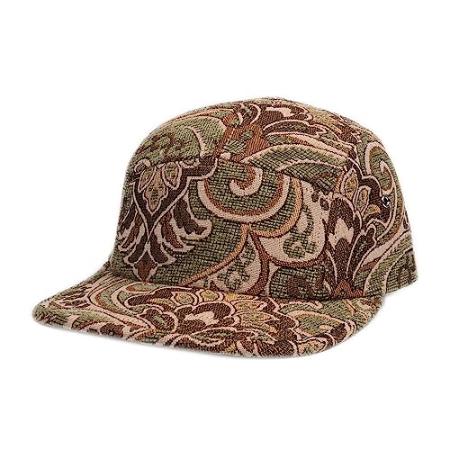 5 Panel Camper Hat | Multi-Color Unique Designs | Caps for Men & Women | Large or X-Large - color: Chenille Brown, size: 7 1/4-7 3/8