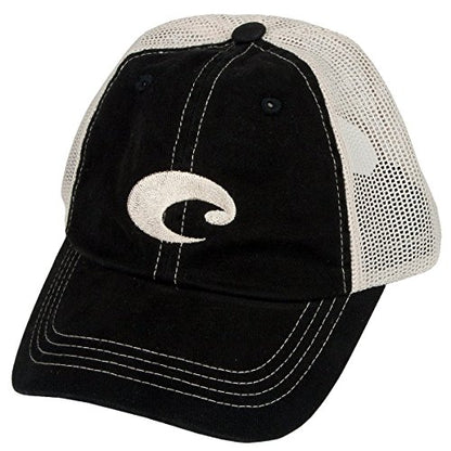 Costa Del Mar Unisex Adult Mesh Trucker Hat - color: Blackout