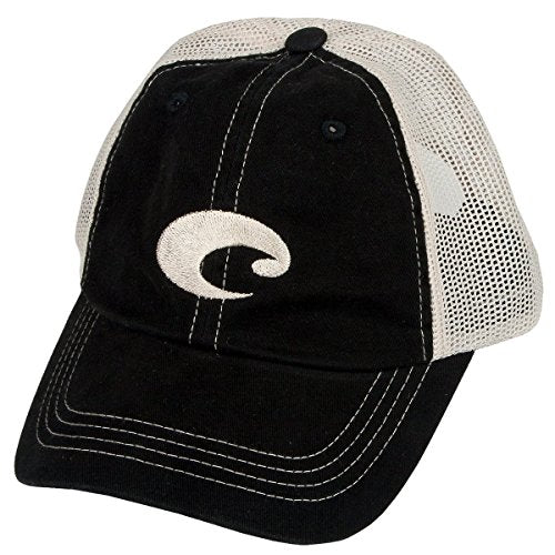 Costa Del Mar Unisex Adult Mesh Trucker Hat - color: Blackout