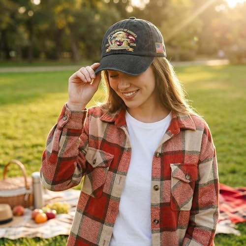 U.S. 250th Anniversary 250 Years Fo Freedoms 1776-2026 Hats for Men Womens - color: Allblack2