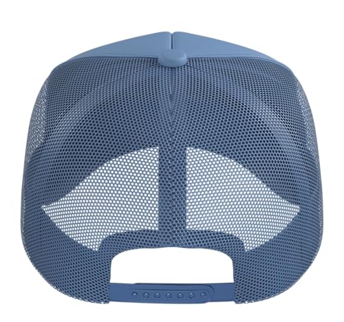 Really Like Bowler Hats Derby Bob Hat Trucker Hat with Adjustable Mesh Back - color: Light Blue