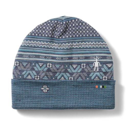 SmartWool Unisex Adult Thermal Merino Reversible Cuffed Beanie - color: Nightfall Fair Isle Fun