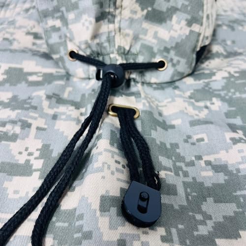 Packable and Adjustable Mesh Boonie Sun Hat with Neck Flap - color: Universal Digital Camo