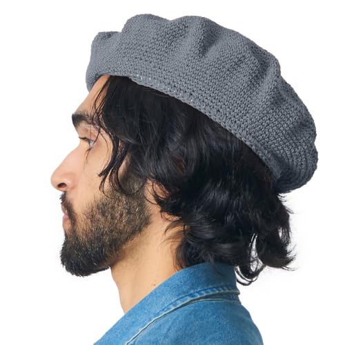 CHARM Knit Tam Hats for Women & Men - color: Gray