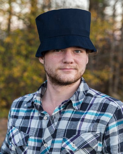 Decky Fisherman's Bucket Hat - color: Navy, size: Small-Medium