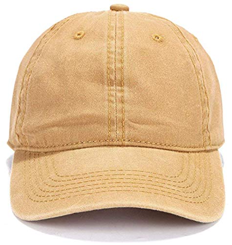 Mommy Jennie Unisex Vintage Washed Distressed Baseball-Cap Twill Adjustable Dad-Hat - color: A11-yellow-1