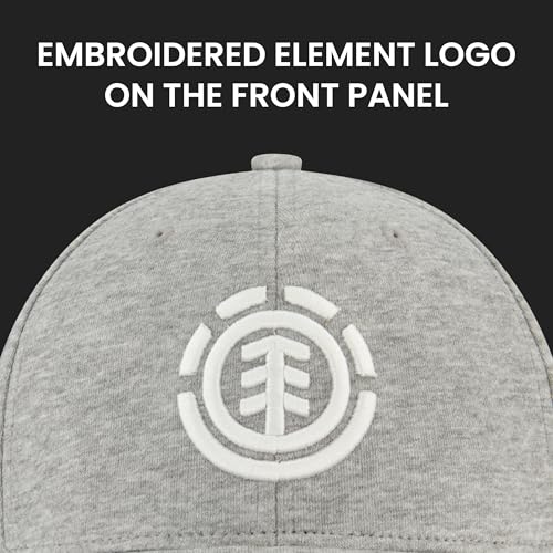 Element Unisex Adult Element Baseball Hat, Adult Flex Fit Active Sport Cap with Curved Brim - color: Heather