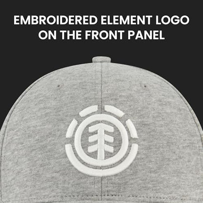 Element Unisex Adult Element Baseball Hat, Adult Flex Fit Active Sport Cap with Curved Brim - color: Heather