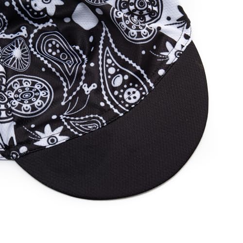 Cycling Cap for Man and Woman Cycling Hat Under Helmet-Polyester Breathable Sweat Absorbent - color: Flo-29