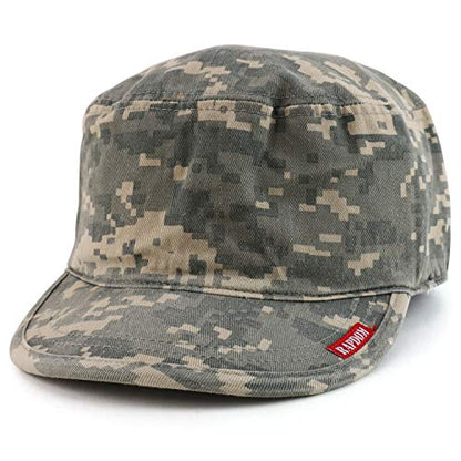 Armycrew Cotton Washed Cadet Style Army Cap - color: Universe Digital