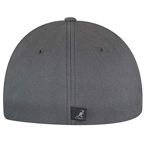 Kangol Men, Women Wool Flexfit Baseball - color: Dark Flannel, size: XX-Large