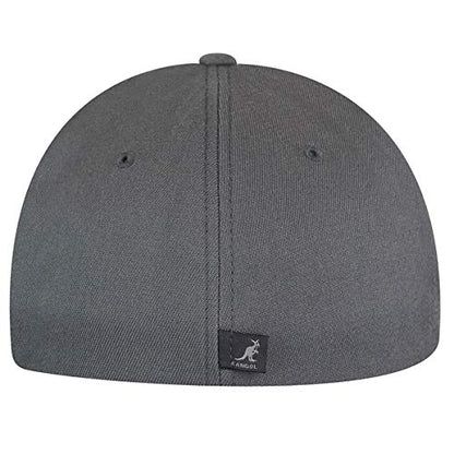 Kangol Men, Women Wool Flexfit Baseball - color: Dark Flannel, size: XX-Large
