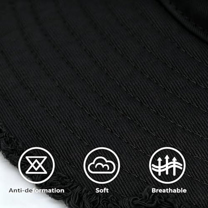 Bucket Hats Sun Hat UV Protection Packable Fishing Hats for Women Lightweight Hiking Hat - color: Horse Heartbeat