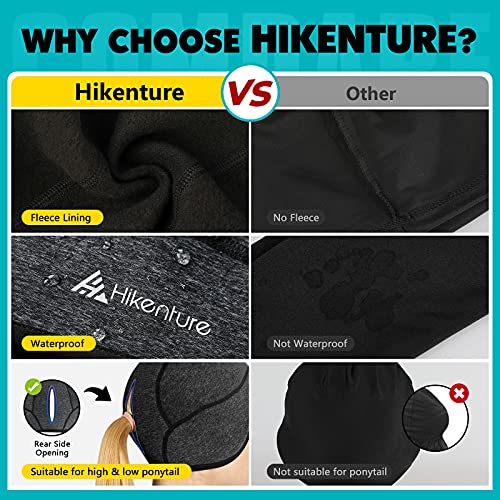 Hikenture Womens Skull Cap Helmet Liner with Ponytail Hole - color: Grey