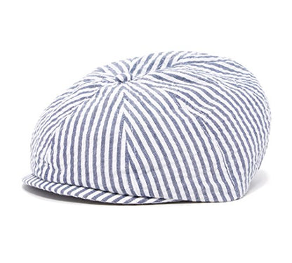Baby Boy Ring Bearer Pageboy Scally Cap Flat Ivy Newsboy Tweed Golf Cap Hat - color: Navy, size: 12-24 Months
