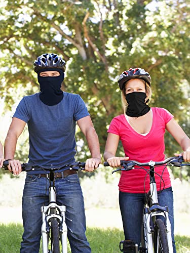 SATINIOR 9 Pieces Balaclava Full Face Mask UV Sun Protection Face Cover Summer Cooling Neck Gaiter Breathable Windproof Hood (Black, Gray, Navy Blue), One Size