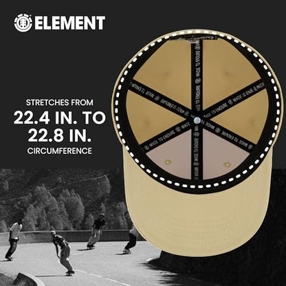 Element Unisex Adult Element Baseball Hat, Adult Flex Fit Active Sport Cap with Curved Brim - color: Khaki