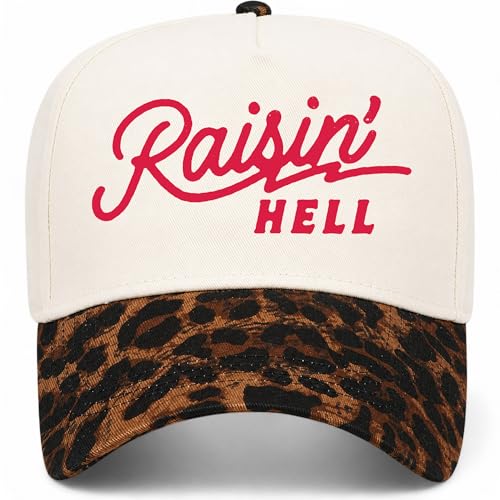 BROTHER TRUCKERS Leopard Trucker Hat Collection - color: Raisin' Hell