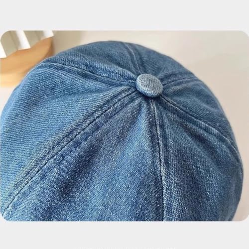 Summer Sun Hats Wide Brim UV Protection Sun Hat Beach Packable Visor for Women - color: Light Blue