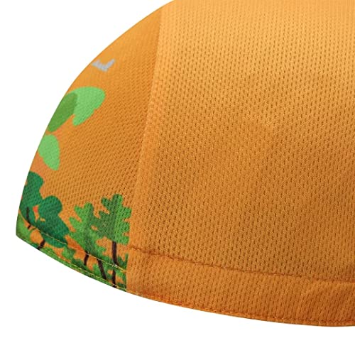 Funny Cycling Cap - Polyester Skull Cycling Hat-Under Helmet -Cartoon Cycling Helmet Liner Breathable&Sweat Uptake - color: Fuu-aa