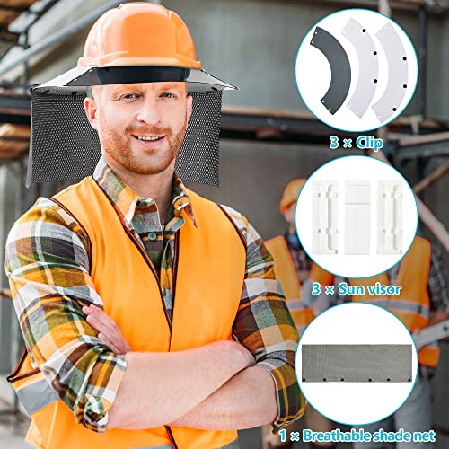Feekoon Hard Hat Sun Shade with Neck Protector Full Brim Attachment