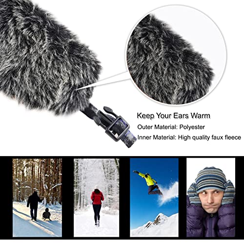 ONWAY Trapper Hat Winter Hats for Women Men with Faux Fur Ear Flaps - color: Blue