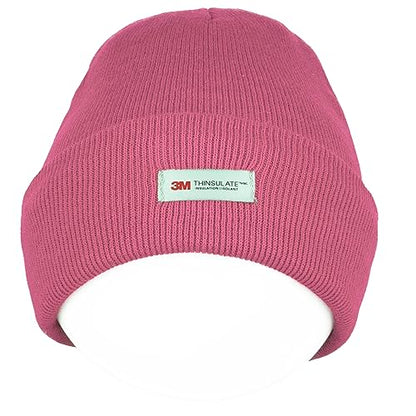 3M Thinsulate Women Men Unisex Knitted Thermal Winter Cap Casual Beanies - color: Light Pink