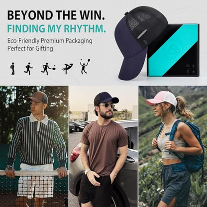 AOPREL Cloud-Touch Trucker Hat - High-Density Structured Mesh Baseball Cap Men & Women，Shape-Retaining Breathable UPF 50+ - color: Deep Indigo · Subtle
