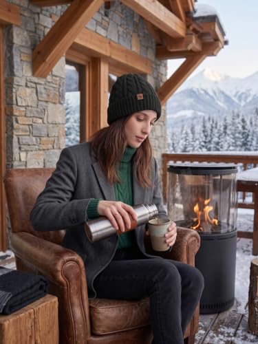 Winter Hats for Women Cable Knit Chunky Skull Cap Fleece Lined Thick Fold Cuff Beanie hat - color: Black, style: Cross Jacquard