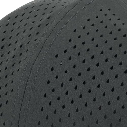Quick Dry Baseball Cap Flat Brim Snapback Golf Hat for Men Women - color: Black+white+darkgrey
