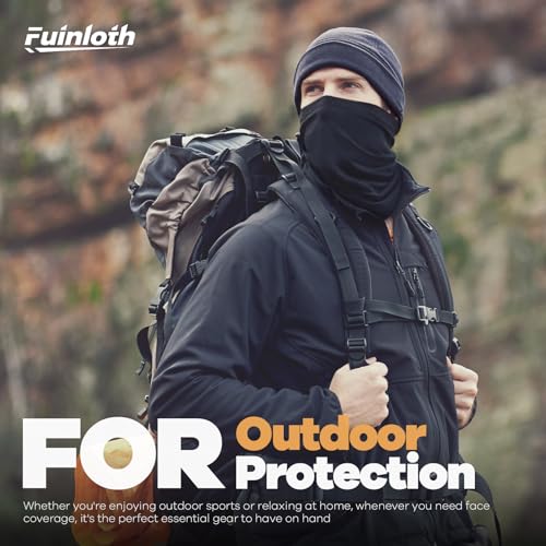 Fuinloth Neck Gaiter, 6 Pack Cooling UV Protection Bandana Face Mask Gator - color: 2 Black+2 Gray+2 Light Gray