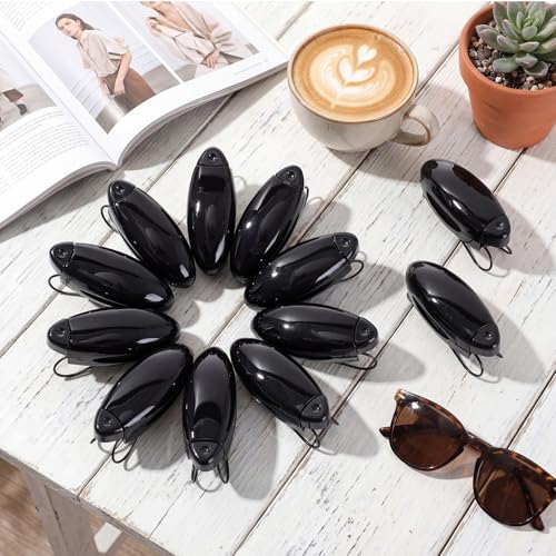 Frienda 5 Pcs Car Sun Visor Clip Sunglasses Holder,Silver - color: Black