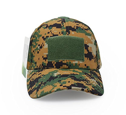 UltraKey Military Tactical Operator Cap, Outdoor Army Hat Hunting Camouflage Baseball Cap - color: Jungle Digital