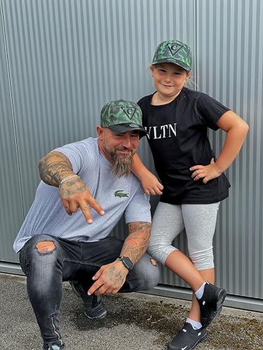 Capiche [99+ Variations] Special Series Snapback Cap - One Size Unisex Men - color: [Child] Green Camo Cu