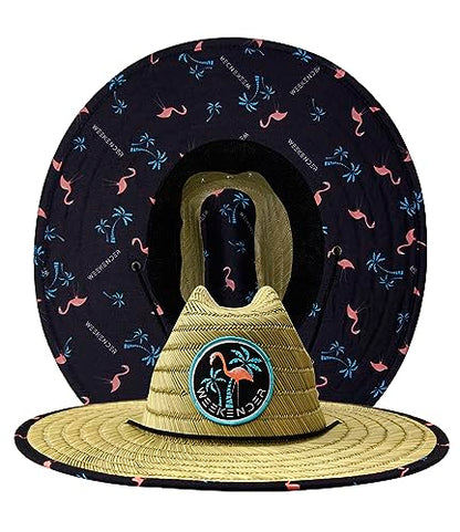 Weekender Flamingo Palms Straw Hat