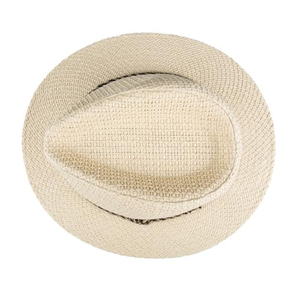 Levi's Men's Straw Fedora Hat - color: Natural, size: Large-X-Large