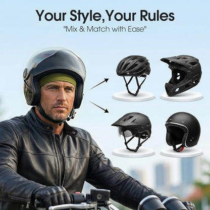 LONGLONG 2-Pack Breathable Skull Caps Helmet Liner for Motorcycle Hard Hat - color: Black+army Green