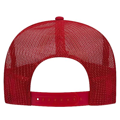 BROTHER TRUCKERS Choosin' Texas Distressed Mesh Back Hat - color: Red/White